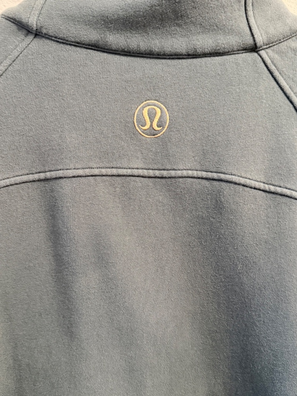 Lululemon Scuba Oversized Funnel-Neck Half Zip Long Dark Forest Gold XL/XXL - Picture 8 of 9